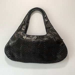 Hobo international patent leather black handbag